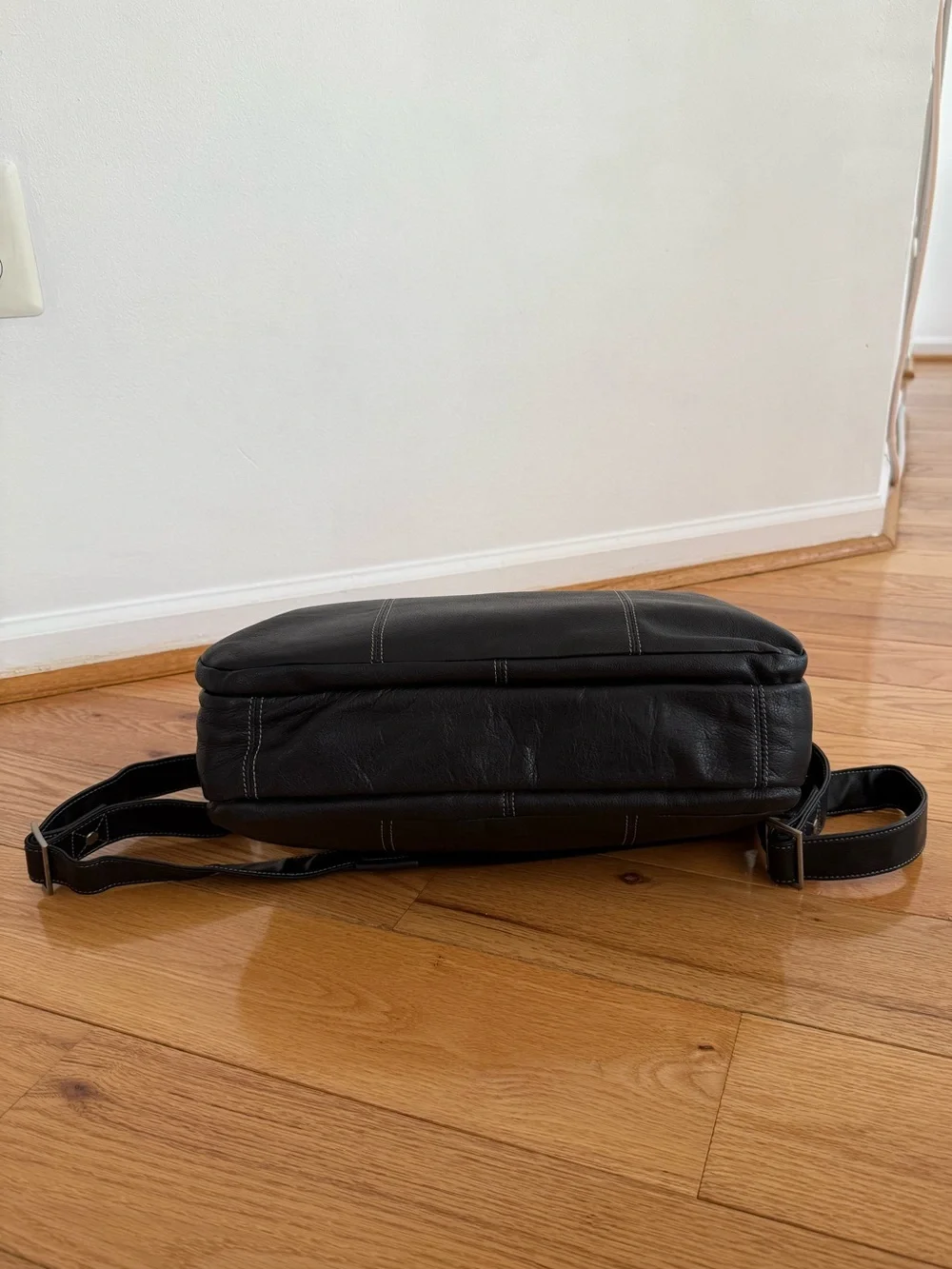 Mens Kenneth Cole Crossbody Leather Messenger Bag
